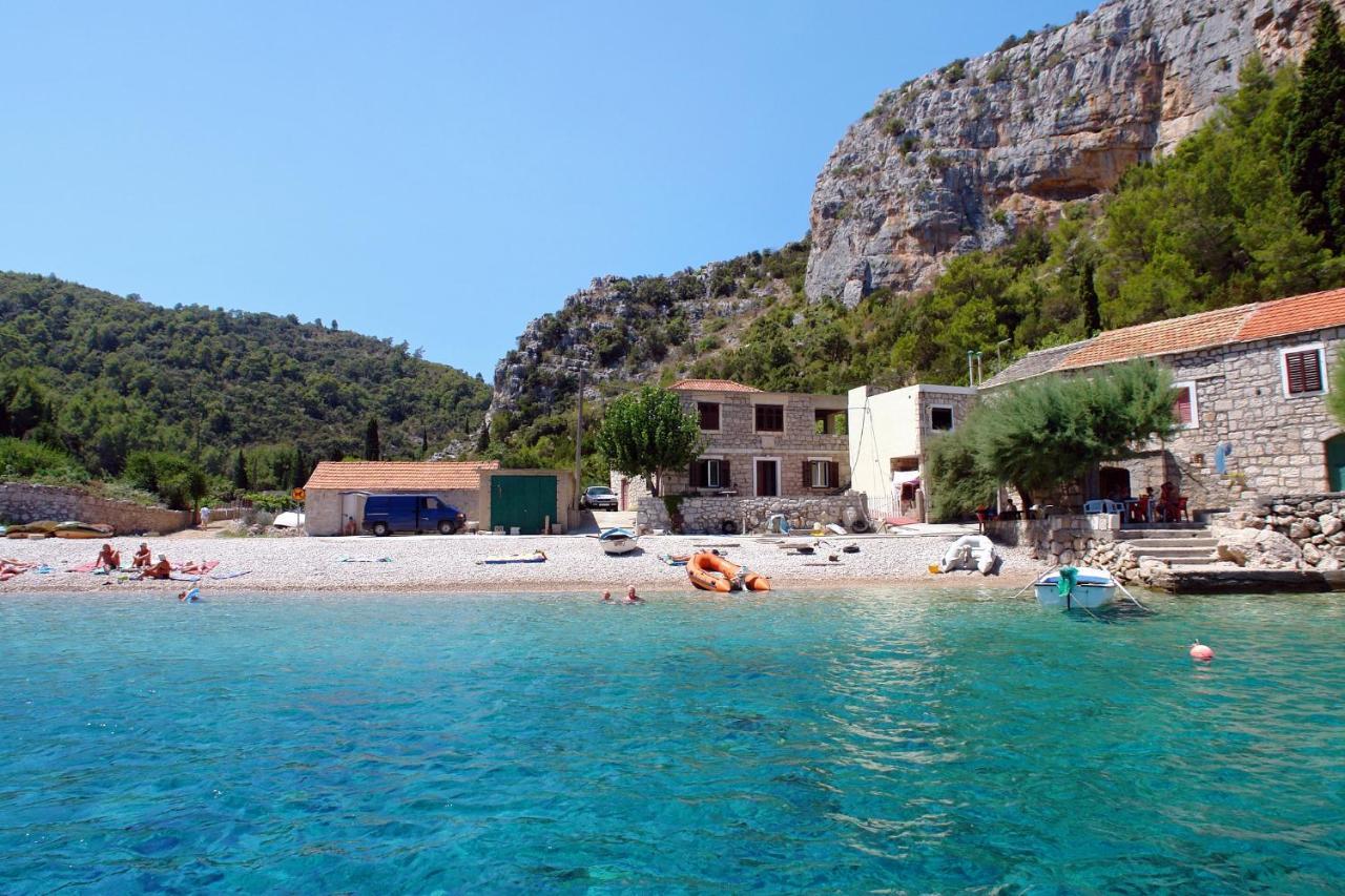 Apartments By The Sea Cove Zarace - Gdinj, Hvar - 2047 Kültér fotó